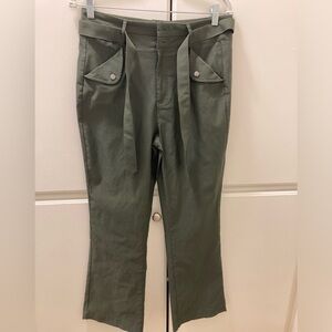 NWOT Nicole Miller Women's Pants Sz 10 Olive green
